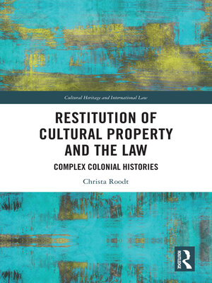 cover image of Restitution of Cultural Property and the Law
